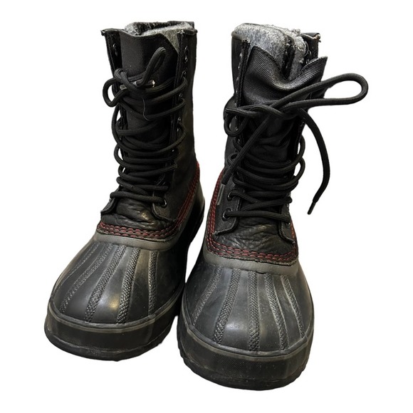 Sorel Men's 1964 Premium T CVS Boot Black/Sail Red 8 - Picture 2 of 9
